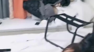 激情姐妹花一起大秀直播给狼友看，黑丝高跟诱惑有露脸，比有男人玩的还嗨，双头道具互插骚逼，又草逼还干菊花